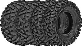 Set of 4 Hakuba ATV/UTV Tires 25X8-
