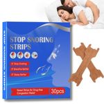 Nasal Strips for Anti Snore, Stop Snoring Aids for Men and Women, Nose Strips for Breathing and Stop Snoring, Helps to Breathe Right, Relieve Nasal Congestion for A Good Night's Sleep