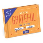 Knock Knock Why I'm Grateful for You Book Fill in the Love Fill-in-the-Blank Book Gift Journal, 4.5 x 3.25-inches