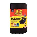 The Big Cheese Rat & Mouse Bait Station Compact, Tamper-Resistant Bait Station with Lockable Lid Indoor and Outdoor Use