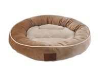 AMERICAN KENNEL CLUB 28-Inch Mink Round Bed