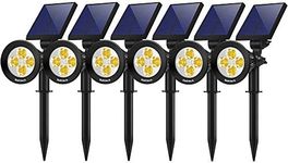 Nekteck 6 Pack Solar Lights,2-in-1 