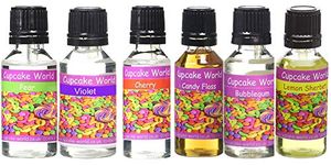 Cupcake World Intense Food Flavourings Retro Sweets Pack 28.5 ml (Pack of 1, Total 6 Flavours)