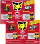 Raid Double Control Small Roach Baits Plus Egg Stopper 12 Count (Pack of 2)