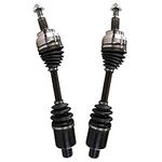 AutoShack Front CV Axle Drive Shaft Neoprene Boots Pair of 2 Driver and Passenger Side Replacement for 2002-2004 2005 2006 2007 2008 2009 2010 2011 Ram 1500 3.7L 4.7L 5.7L 5.9L V6 V8 4WD DSK1101PR