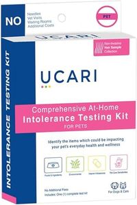 UCARI Pet Sensitivity Test | Screens for 1000+ Intolerances | Food & Environment Analysis | Painless Home Test Hair Sample Method | Results in 48 Hours | Cats & Dogs