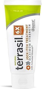 terrasil Jock Itch Antifungal Treatment Extra Strength -Clinically Proven Clotrimazole for Effective Jock Itch Treatment, All-Natural Soothing Care & Fast Relief of Jock Itch (50g)
