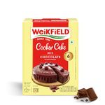 Weikfield Cooker Cake Mix | Chocolate Flavor | No Microwave Needed | 100% Vegetarian | Dry Mix to Make Soft & Yummy Cake | 150 g Carton