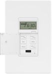 LIDER Programmable Digital Timer Switch for Lights, Fans, Motors, 7-Day 18 ON/Off Timer Settings, 1-Pole, No Neutral Wire Required, White
