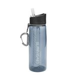 LifeStraw Go 2 Stage - BPA Free Filter Water Bottle for Travel, Camping and Everyday Use - Remove Bacteria, Parasites and Microplastics, Improve Taste, Water Purifier Bottle with Filter Inside, 1 L