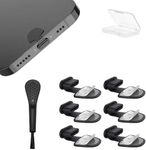 6PCS Type C Anti Dust Plugs Cover Type C Port iPhone Dust Plug, USB C Dust Cover, Anti-Lost USB C Charging Port Dust Covers Protectors for iPhone 15/16 Plus Pro Max, Samsung (Type-C dust Cap)