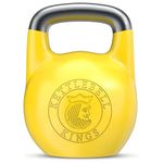 Kettlebell Kings | 33mm Competition style Kettlebell Weights For Women & Men | Designed For Comfort in High Repetition Workouts | Superior Balance For Better Workouts (4KG)