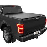 CAPSER F150 5.5 FT Soft Tri Fold Tonneau Cover Compatible with 2015-2025 Ford F150 67Inch Truck Bed(incl.F150 Lightning)