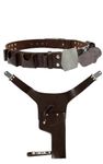 Joyplay Adult Movie Costume Belt with Buckle Holster Leather Belt Props Halloween Fancy Dress Accessories,M