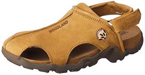 Woodland Men's Camel Leather Sandal-7 UK (41 EU) (OGD 0350107NW)