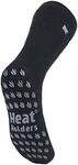 IOMI Heat Holders Thermal Slipper Socks for Raynauds 1 Pair 6-11UK 7-12US (Black)