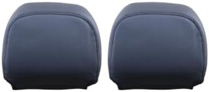 MEWANT 2 PCS Nappa Leather Car Seat Headrest Cover for Chevrolet Chevy
