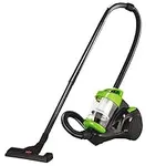 BISSELL Zing Lightweight, Bagless Canister Vacuum, 2156A,Black/Citrus Lime