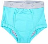 Conni Kids Tackers Washable Pull Up Briefs Underwear for Potty Training and Youth Incontinence, Aqua, Size 14-16