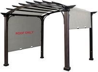 SCOCANOPY Replacement Sling Top for Lowe's Allen + roth 10 ft x 10 ft Freestanding Pergola Sold at Lowe's, L-PG152PST-B (Size: 200" (L) x 103" (W)),Gray