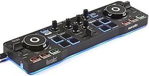 Hercules DJControl Starlight – Portable USB DJ Controller - 2 tracks with 8 pads