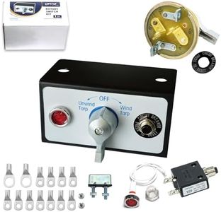 UPTOP Electronic Switch Tarp Motor Rotary Switch Kit Replaces 5540710 9421-12 ATPRS1 12VDC w/Circuit Breaker and Indicator Light 50 Amps