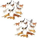 ust Plastic Cat Figures 24 Count - 