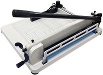 HFS(R) 17" Heavy Duty Guillotine Paper Cutter - Stack Paper Trimmer-Cuts Up to 400 Sheets