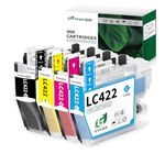 Greenjob LC422 Ink Cartridges Replacement for Brother LC-422 LC-422XL LC-422XLVAL Ink Cartridges Multipack Compatible with Brother MFC-J5340DW MFC-J5345DW MFC-J5740DW MFC-J6540DW MFC-J6940DW (4-Pack)