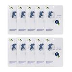 [Pack of 10] EUNYUL Daily Care Facial Sheet Mask Pack Blueberry x 10ea Korean Skincare Hydrating & Nourishing & Natural Ingredients for All Skin Types