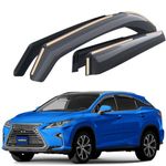Goodyear In-channel Wind Deflectors for/compatible with Lexus RX 2015-2022 SUV - Car accessories - Rain Deflectors - Let Fresh Air In During Rain - Sunshades - Reduced Wind Noise-4 Pcs