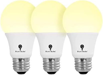 3 Pack BlueX 100W LED Grow Light Bulb A19 Bulb - Full Spectrum Grow Lamp - Grow Healthier & Yield Better Harvests for DIY Indoor Plants, Flowers, Greenhouse, Indore Garden, Hydroponic White Spectrum