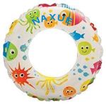 NAXUE Swimming Printed Safety Pool Ring Tube for Kids Boys and Girls Floating Beach Float Raft Water Swim 6-10 Year Adults Toddlers Accessories (Multi- Random Design) (Pack of 1)