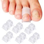 Hammertoe Corrector - Toe Splints - Soft Gel Toe Straighteners - Realign Bent, Curled, Crooked, Claw, Hammer Toes - Toe Corrector for Men and Women