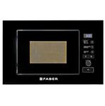 Faber 20L Built-In Black Finish Microwave Oven with Touch Control | Auto Cook Menus & Auto Power Off Protection | Grill, Convection, Defrost & Combination Cooking | 1 Yr Warranty | FBIMWO 20 L SG BK