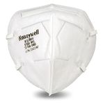 DF300 N95 Flatfold Disposable Respirator- Box of 20, White,One Size Fits All