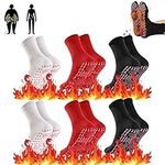 Dadop 6 Pair Tourmaline Slimming Health Sock, Tourmaline Acupressure Self-Heating Shaping Sock, VeinesHeal Hyperthermia Socks, Foot Massage Thermotherapeutic Sock