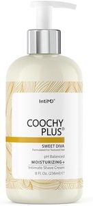 Coochy Plus Intimate Shaving Cream SWEET DIVA For Afro Natural Texture Hair With HydroLock & Moisturizing+ Formula – Prevents Razor Burns & Bumps, In-Grown Hairs, Itchiness 8oz