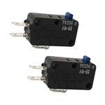 LONYE SZM-V16-FA-61 WB24X10103 Microwave Switch Replacement for GE Microwave 946606 AP3186054 PS651389(Pack of 2)