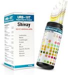 100 x 10-in-1 Urinalysis Urine Test Strips, 10 Parameters Including Leukocytes, Nitrite, Urobilinogen, Protein, pH, Blood, Specific Gravity, Ketone, Bilirubin, Glucose.