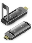 AIMIBO Wireless HDMI Transmitter and Receiver 4K, Foldable Antenna, 5.8G & 2.4G Wireless HDMI Extender, Plug and Play, for Laptop, Camera, TV Box, 165FT/50M Range