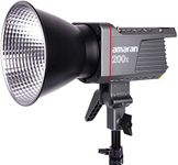 Amaran 200x Bi-Color LED Video Light, 200W 2700-6500k 51600lux@1m Bluetooth App Control 9 Built-in Lighting Effects DC/AC Power Supply, Made by Aputure