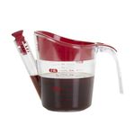 apollo THE HOUSEWARES BRAND 500ml Plastic Acrylic Gravy Fat Separator and Measuring Jug, White, 8991