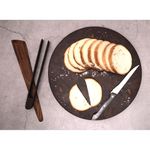 BStudioSR® Round End Grain Chopping Board | Reversible Teakwood Cutting Board | 12 * 12 * 1 inch | Vegetables, Meat, Cheese Cutting | Food Grade Finish with Mineral Oil and Beeswax