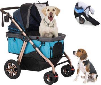 HPZ Pet Rover Titan-HD Pet Stroller – Blue, Heavy-Duty