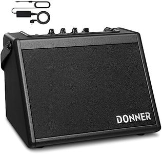 Donner Mini Electric Drum Amp 20W, Wireless Electronic Drum Amplifier Keyboard Speaker DDA-20 Portable for Home Practice