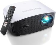 GooDee Smart 4K Projector with 5G WIFI and Bluetooth, Netflix/Amazn Prime Video Certified, Dolby Audio, 800ANSI Outdoor Projector, 400" Zoom Home Theater Projector Compatible with TV Stick,iOS,Android