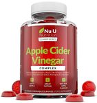 Apple Cider Vinegar Gummies with The Mother 1000mg - 90 Vegan ACV Gummies with Vitamin C, B12, B6, Folic Acid, Pomegranate & Beetroot - Made in The UK - Nu U Nutrition