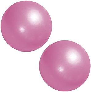NUWIQ Pilates Ball - Pelota de Gimnasia pequeña para Yoga, Entrenamiento aeróbico, 2 Unidades, Rosado