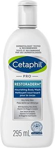 Cetaphil PRO RestoraDerm Nourishing Body Wash With Filaggrin and Shea Butter - Non Soap Cleanser For Dry Itchy and Sensitive Skin - Fragrance Free, Paraben Free - Dermatologist Recommended, 295ml